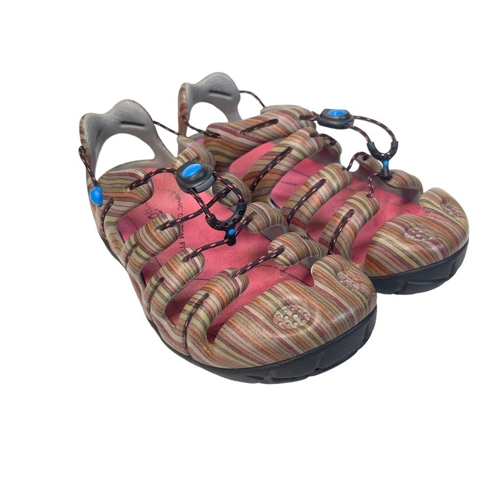 Timberland Mion Current Water Sandals Womens 6 Outdoor Fisherman Striped